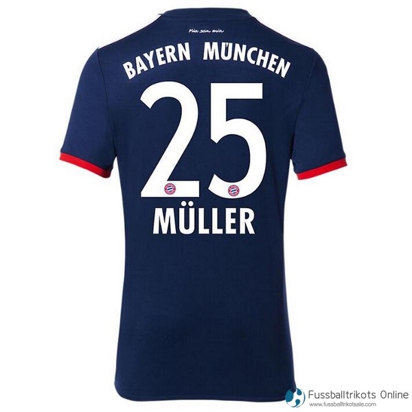 Bayern München Trikot Auswarts Muller 2017-18 Fussballtrikots Günstig